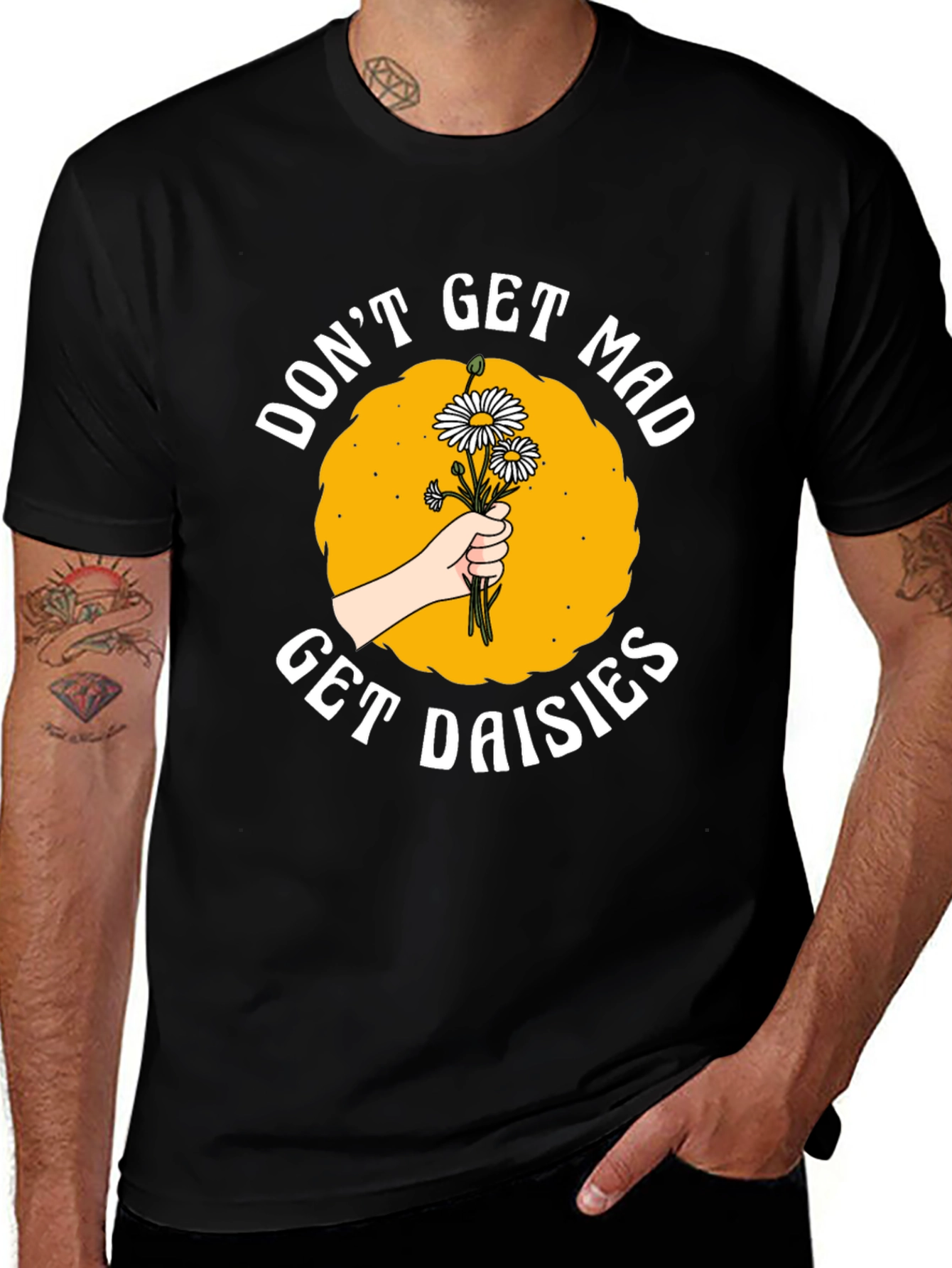 Variant 18 of Don't Get Mad Get Daisies Graphic T-Shirt