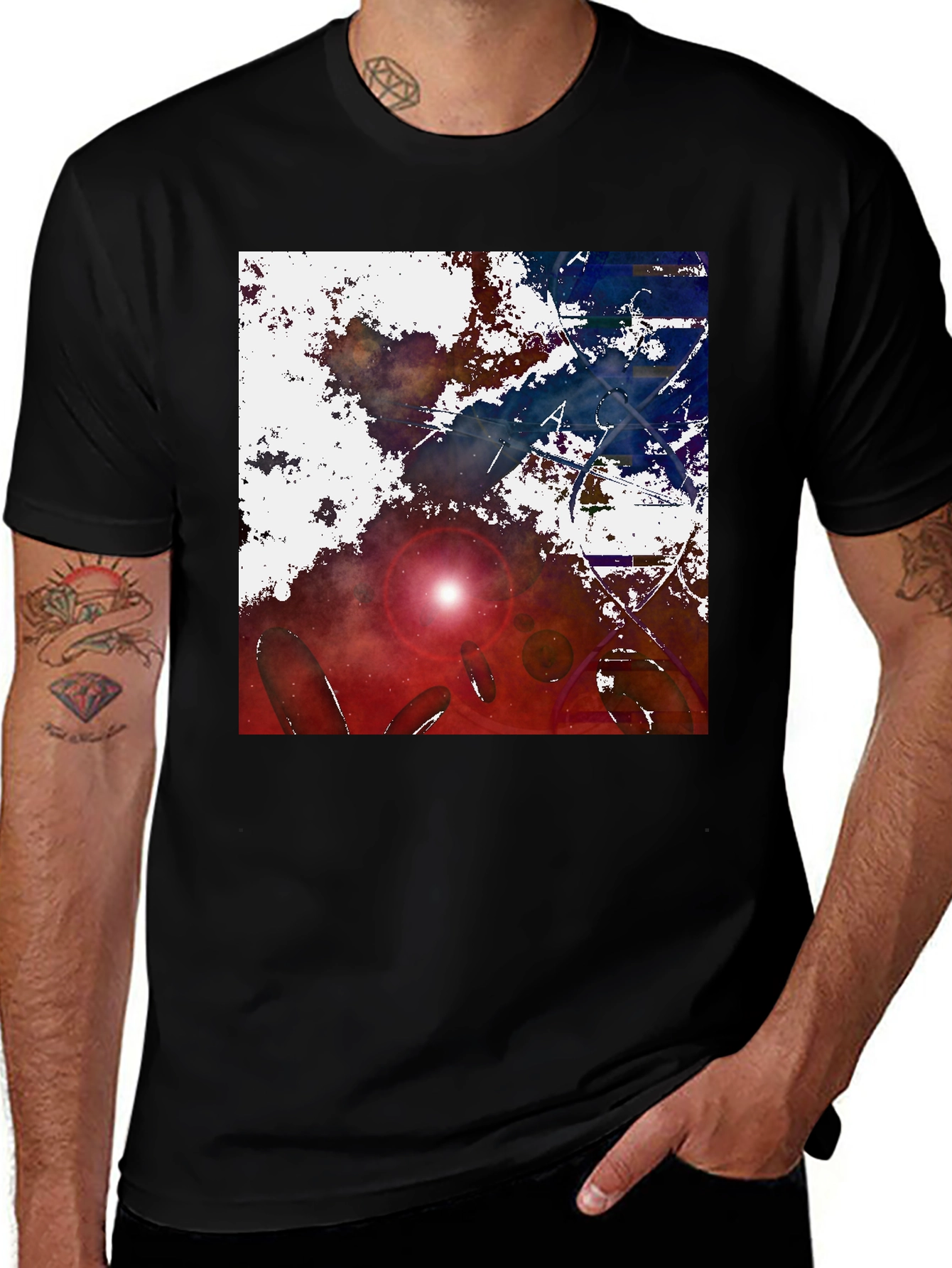 Variant 30 of Cosmic Dream Black T-Shirt