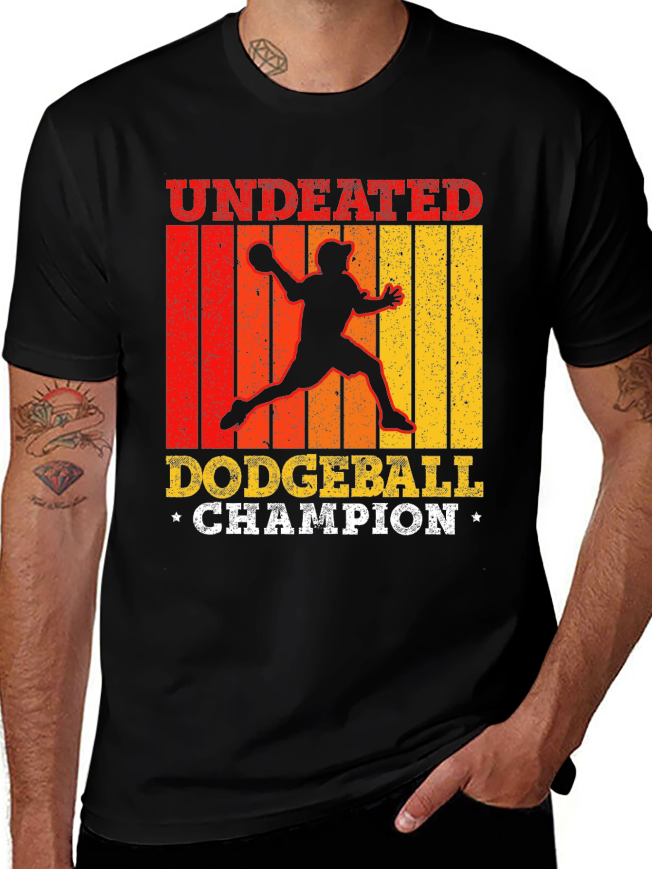 Variant 19 of Undefeated Dodgeball Champion T-Shirt