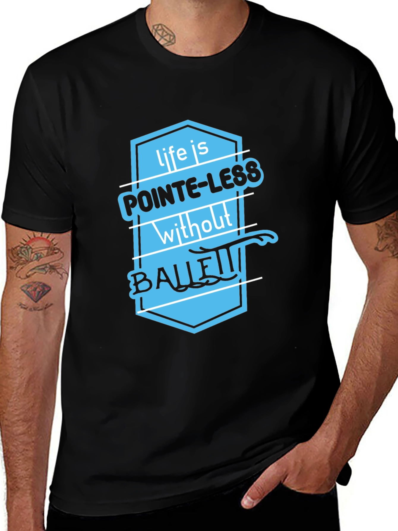 Variant 8 of Ballet Puns T-Shirt - Pointe-less Life