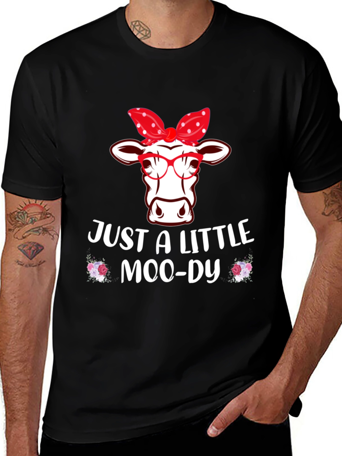 Variant 15 of Just A Little Moo-dy Cow T-Shirt