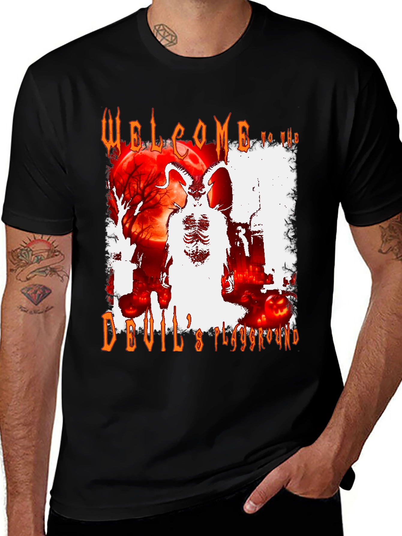 Variant 4 of Welcome to the Devil's Playground T-Shirt