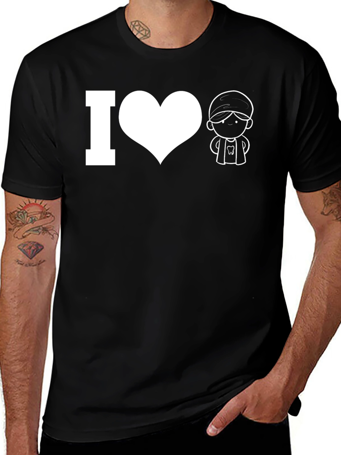 Variant 28 of I Love My Dentist T-Shirt Funny Dentist Tee