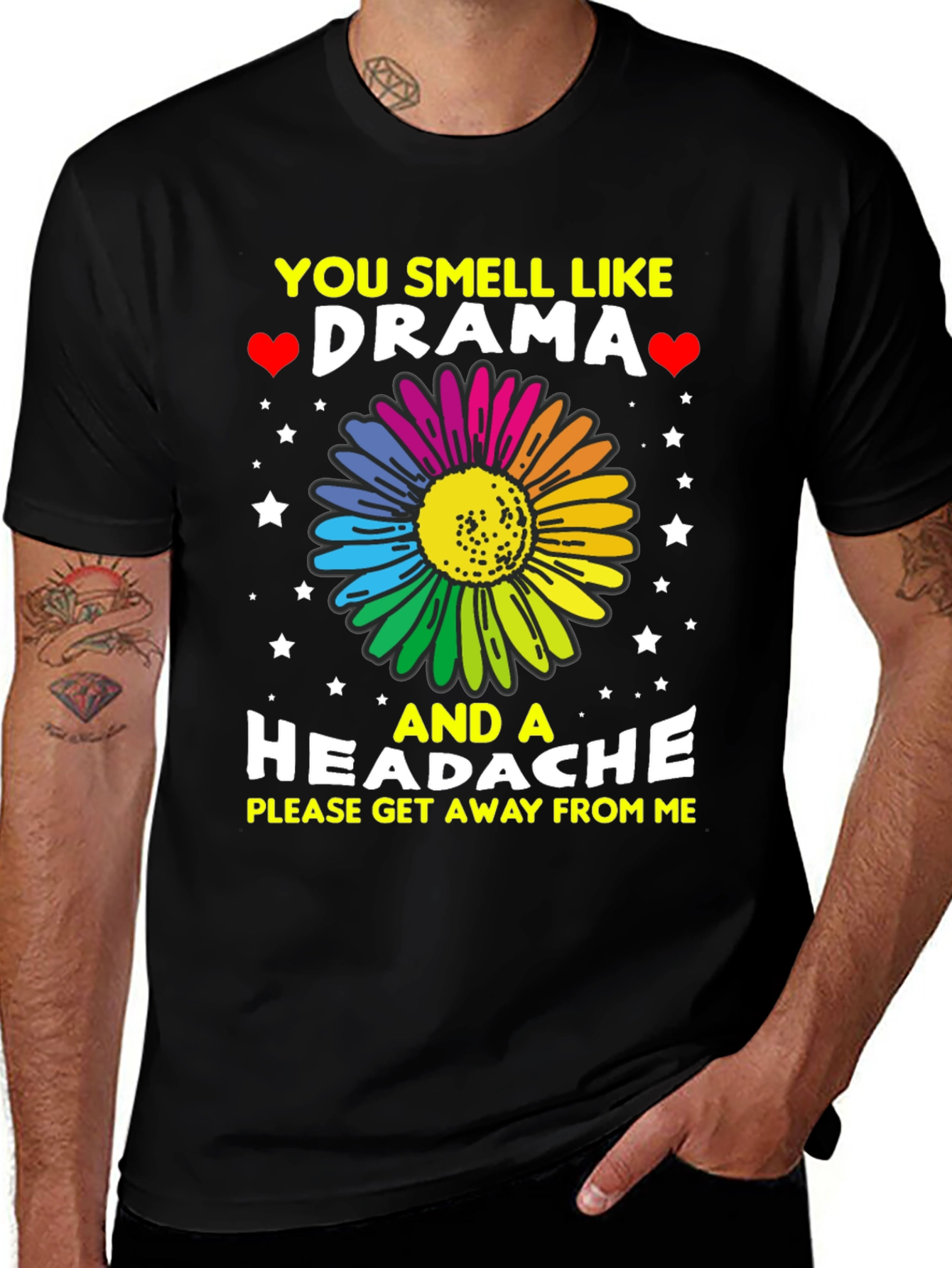 Variant 24 of Drama & Headache T-Shirt: Please Get Away!