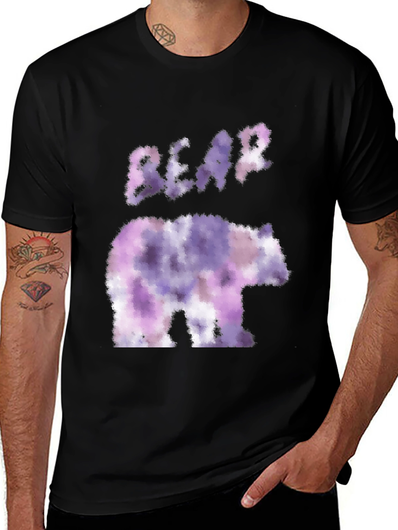 Variant 22 of Bear Graphic T-Shirt - Artistic Design