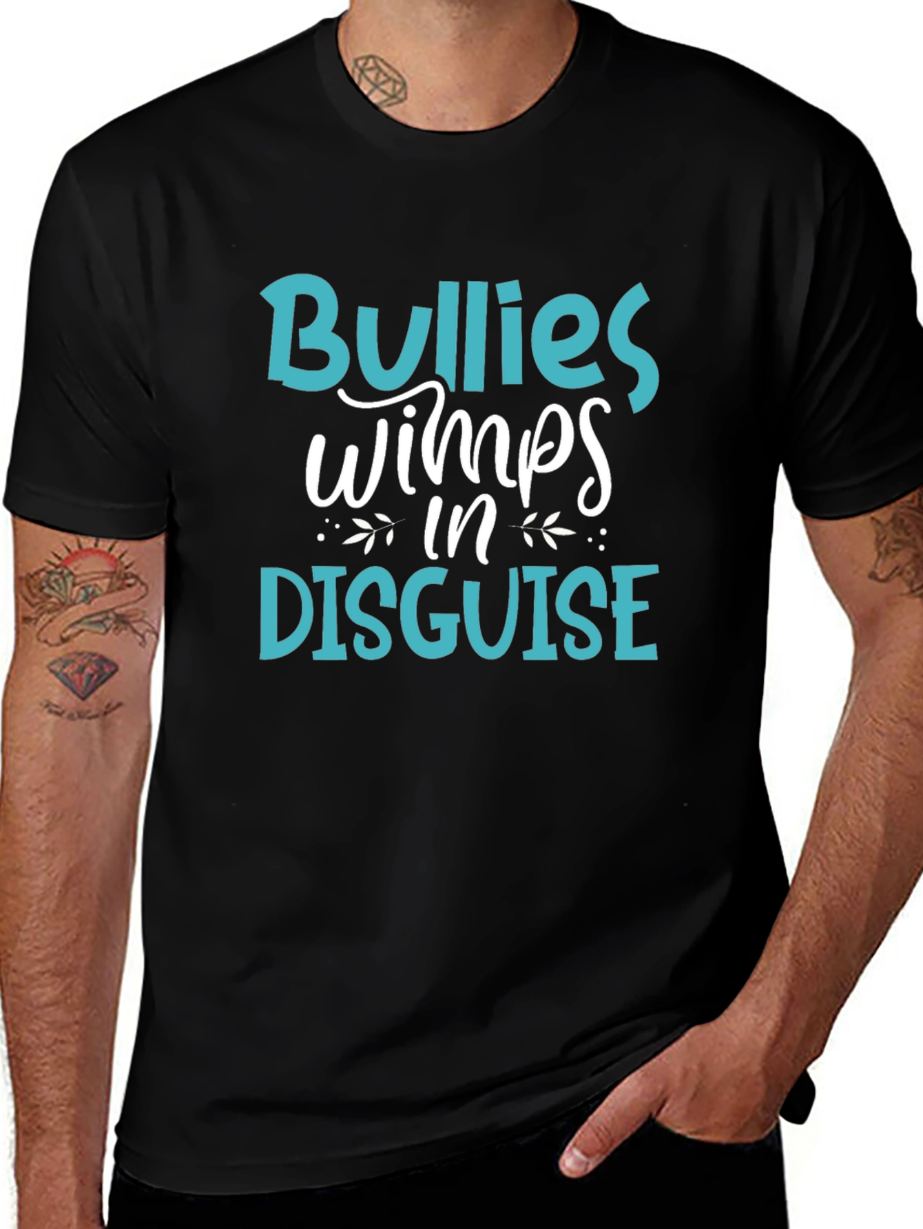 Variant 13 of Bullies Wimps in Disguise Graphic Tee