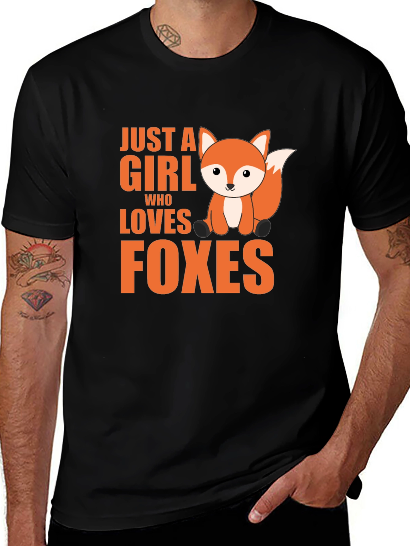 Variant 6 of Just a Girl Who Loves Foxes T-Shirt