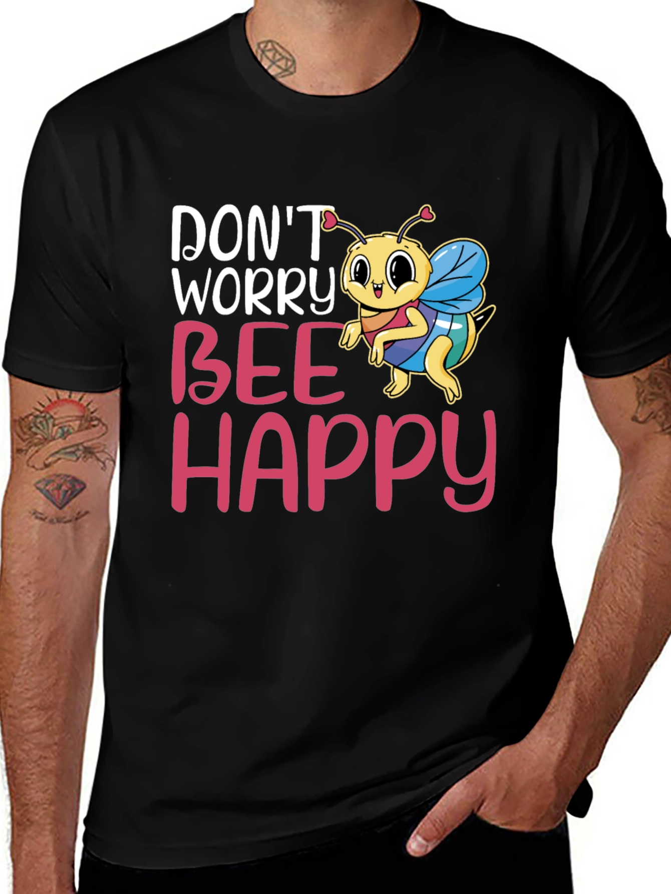 Variant 22 of Don't Worry Bee Happy T-Shirt