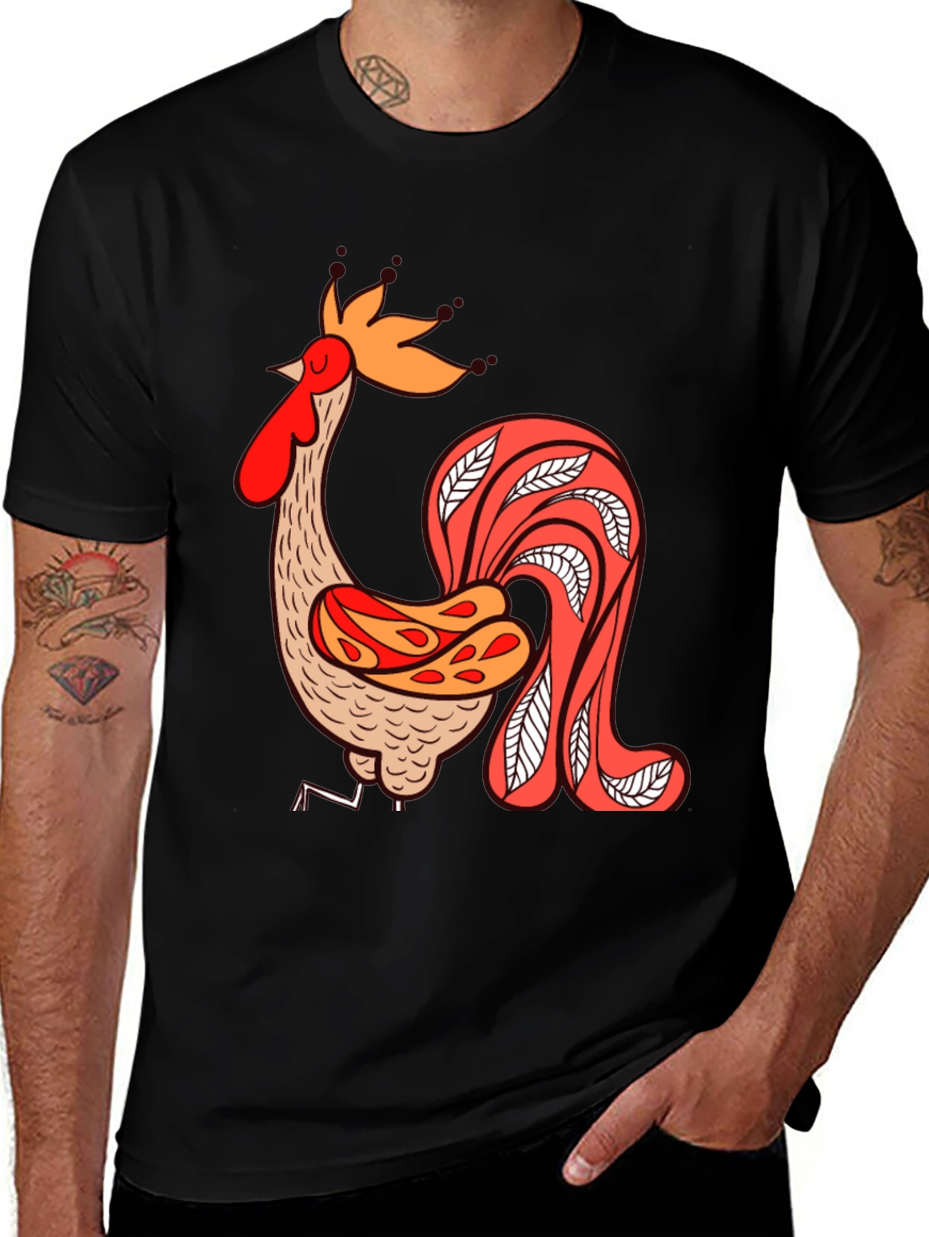 Variant 29 of Rooster Graphic Tee