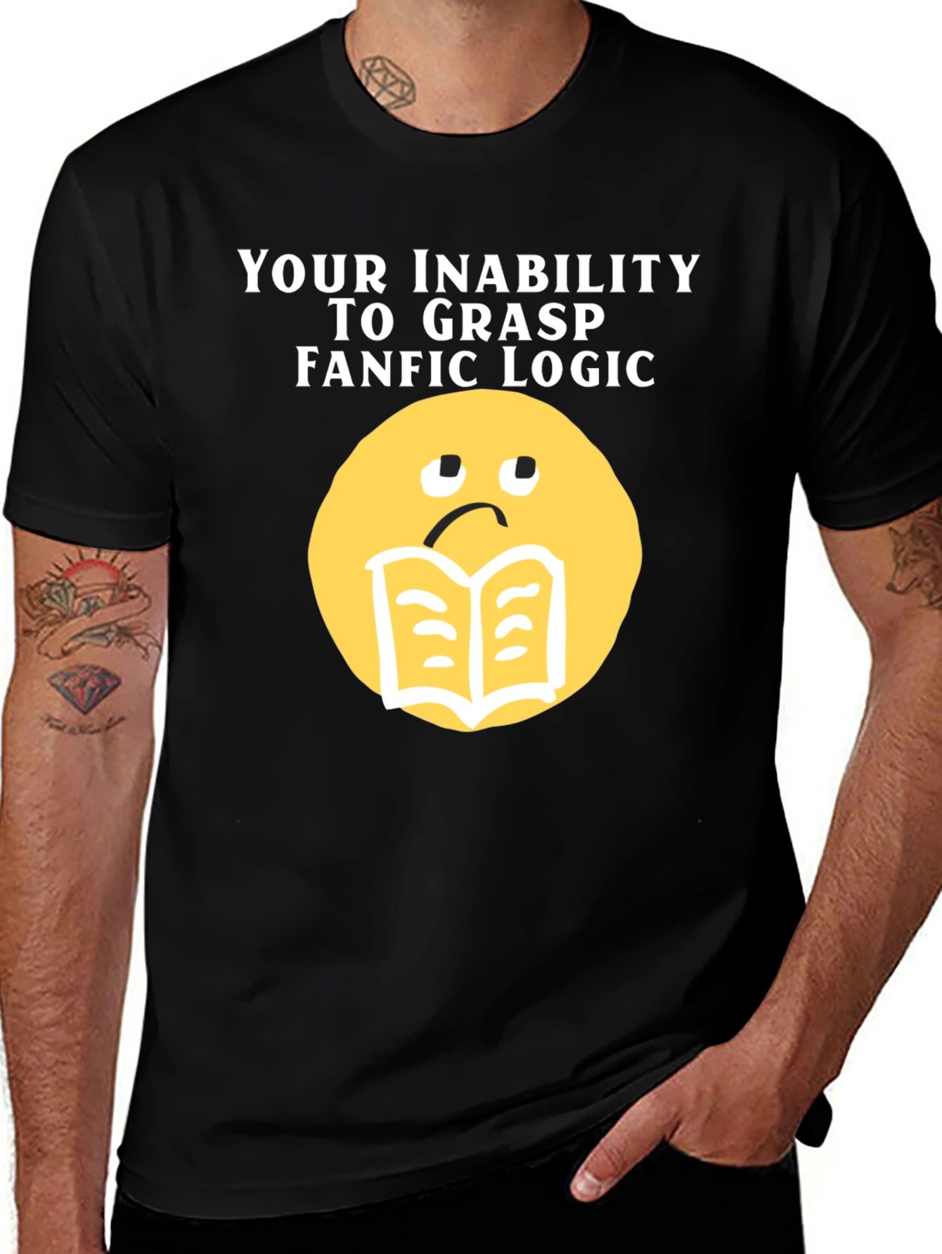 Variant 25 of Fanfic Logic T-Shirt - Funny Graphic Tee