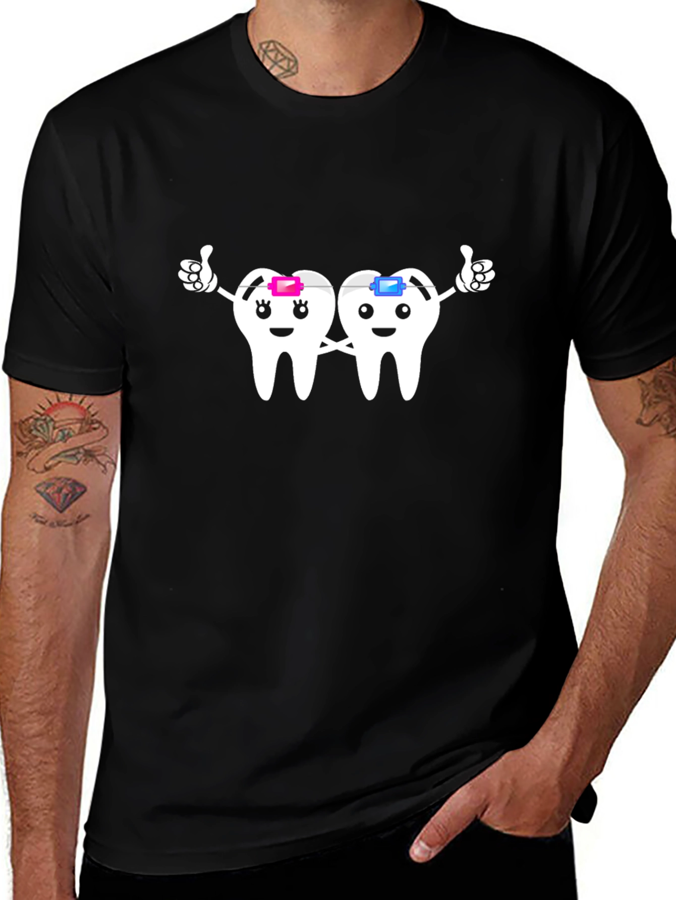 Variant 7 of Cute Tooth Braces T-Shirt