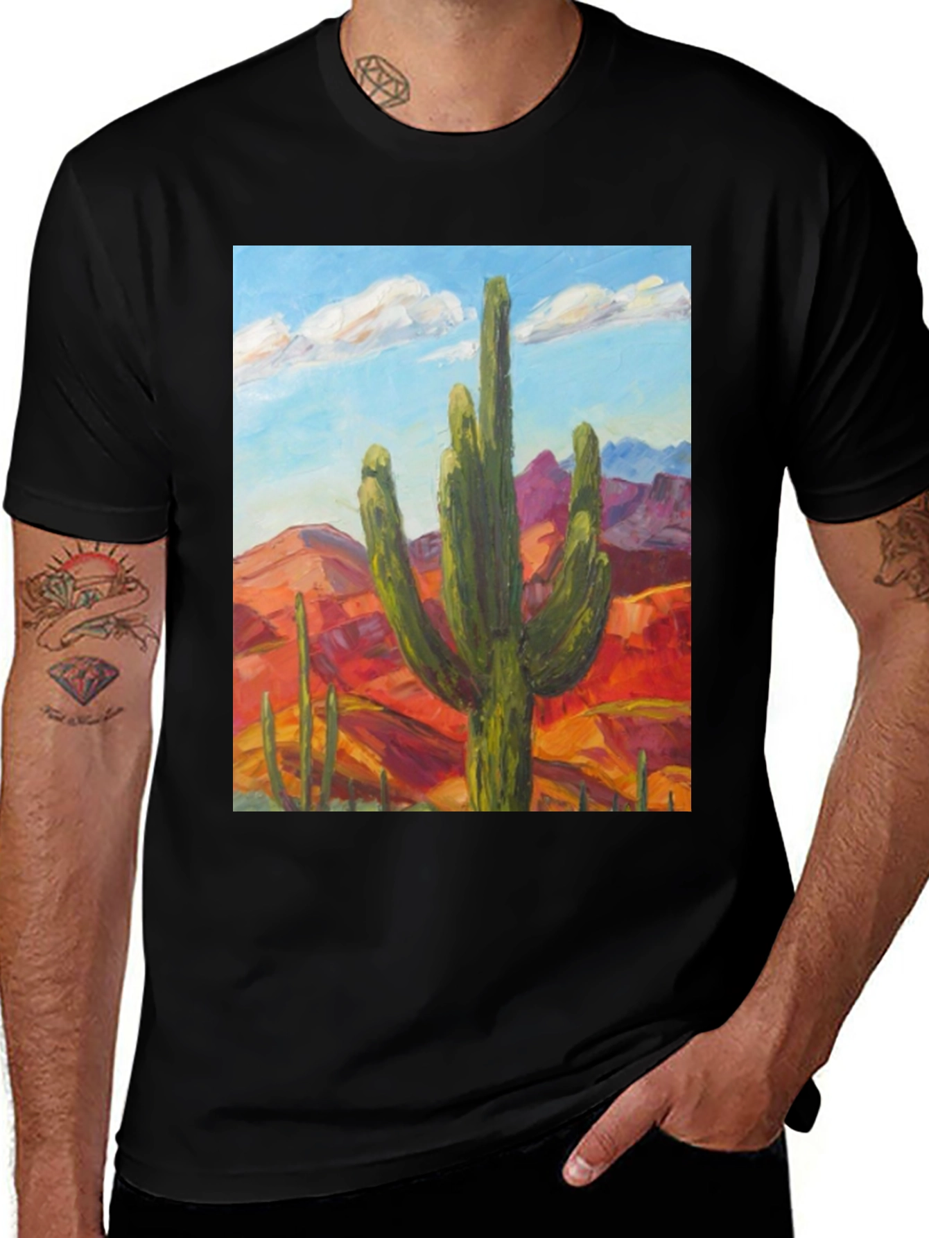 Cactus Desert Graphic Tee - Unisex