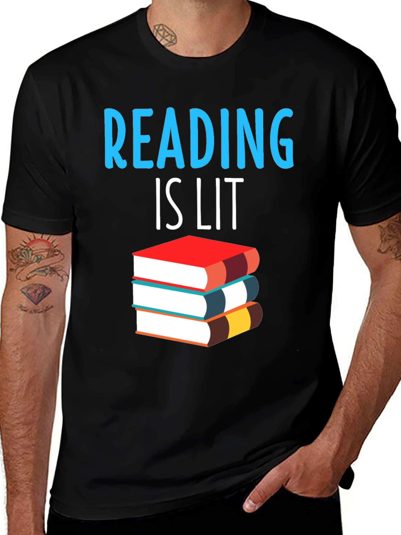 Reading Is Lit T-Shirt, Book Lover Tee