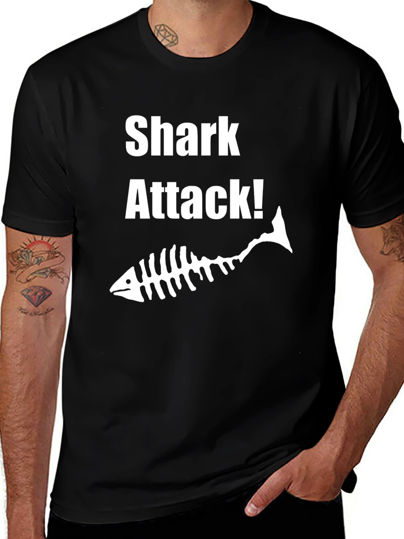 Variant 17 of Shark Attack Graphic T-Shirt