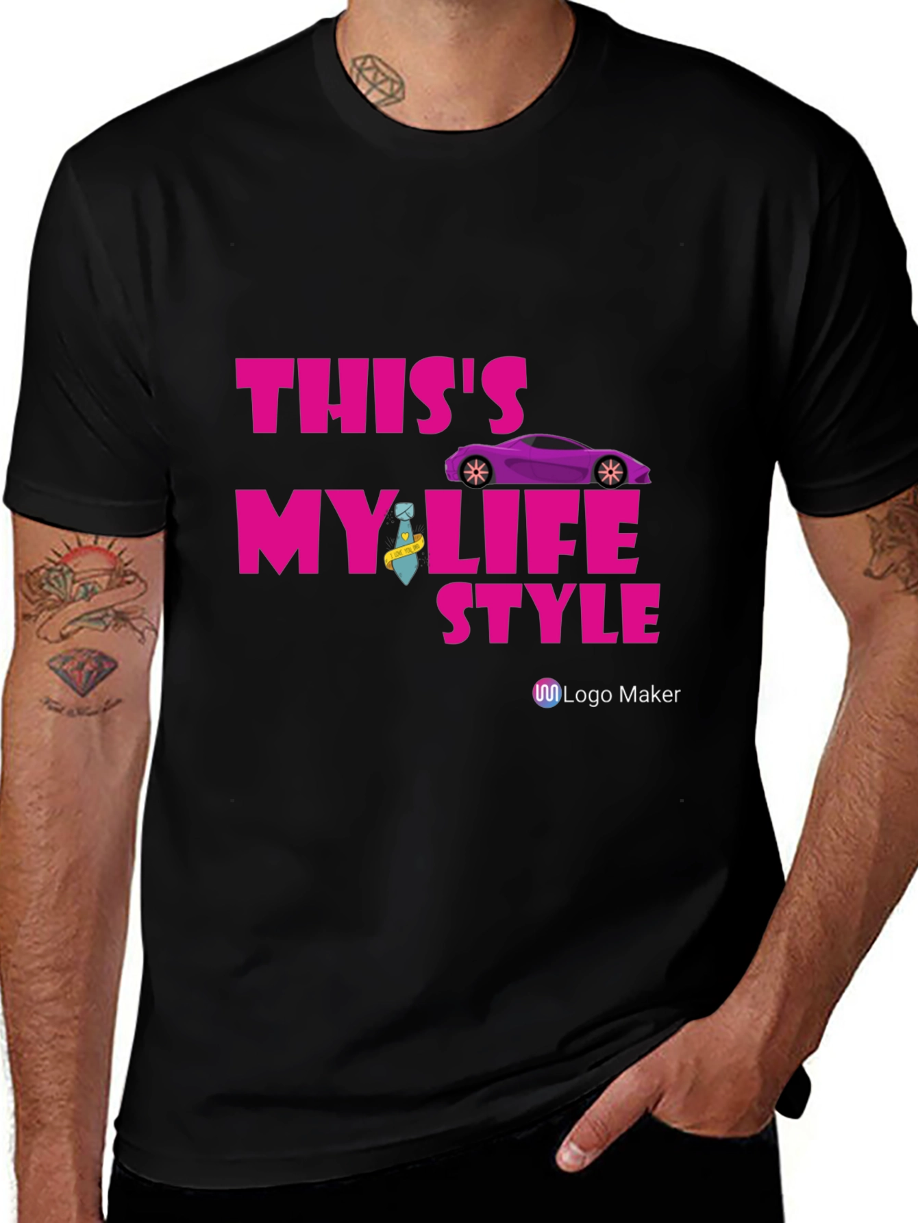 Variant 13 of This is My Lifestyle Graphic Tee
