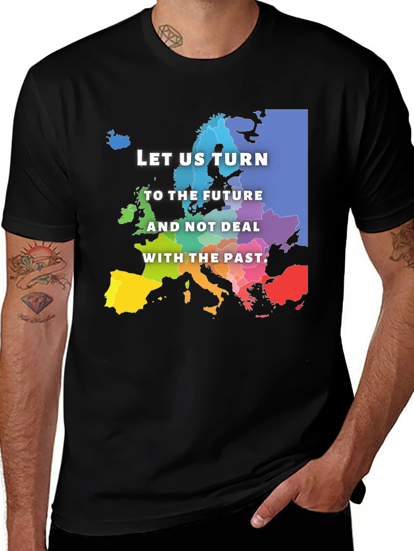 Variant 7 of Europe Future Black T-Shirt