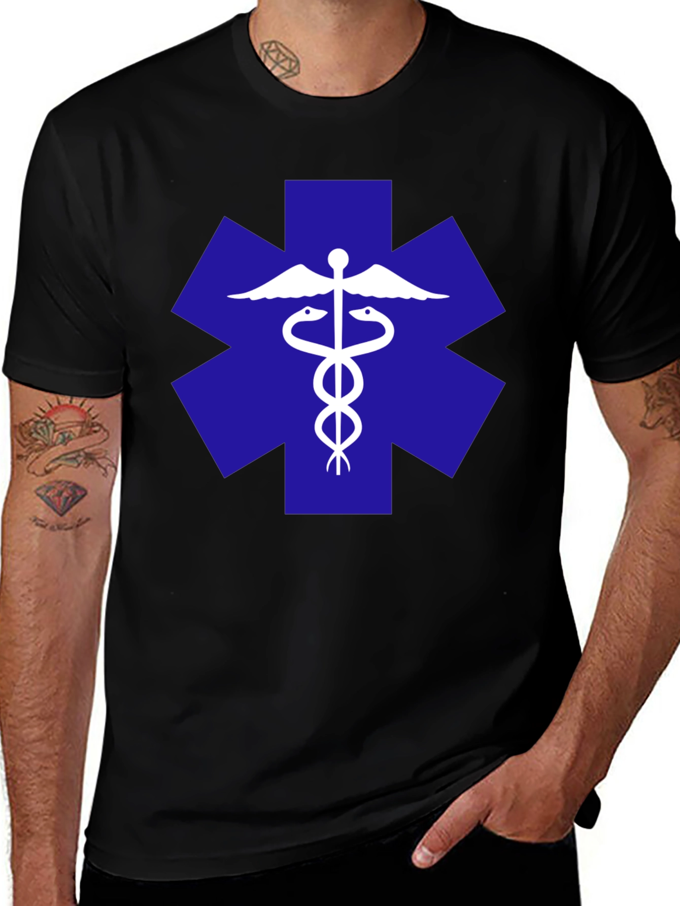 Star of Life Medical T-Shirt - EMS EMT Paramedic