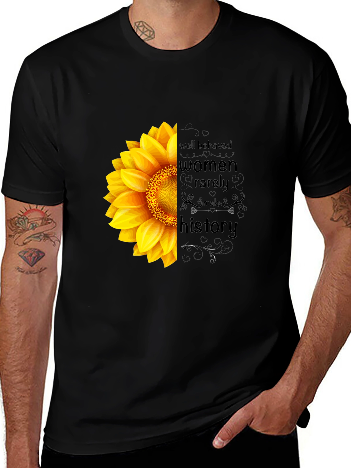 Variant 11 of Sunflower Women's History Graphic Tee