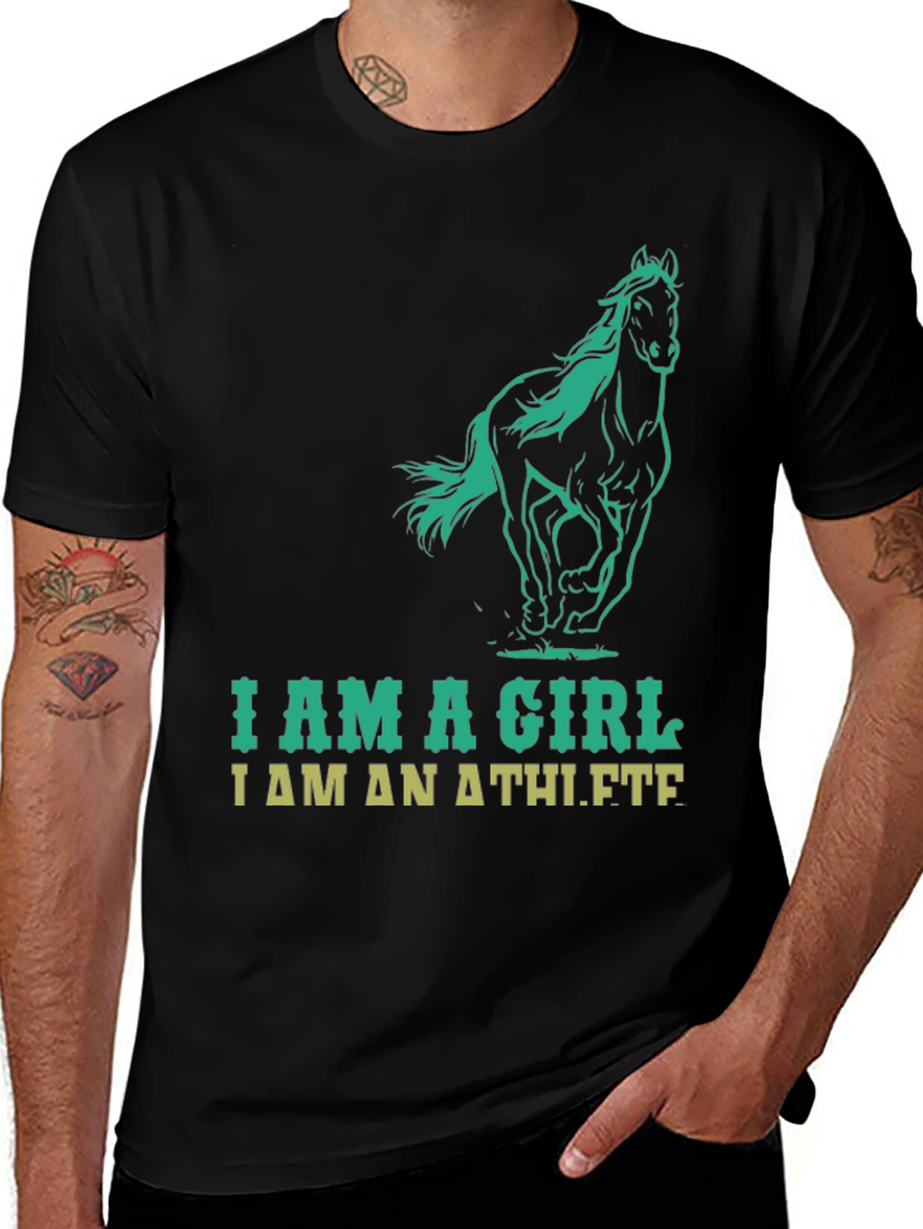 I Am A Girl I Am An Athlete T-Shirt