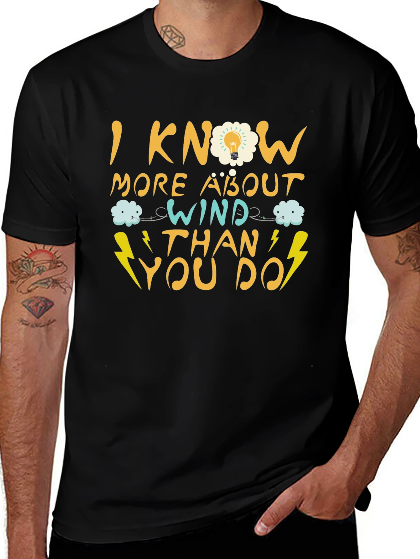 Variant 5 of I Know More About Wind T-Shirt
