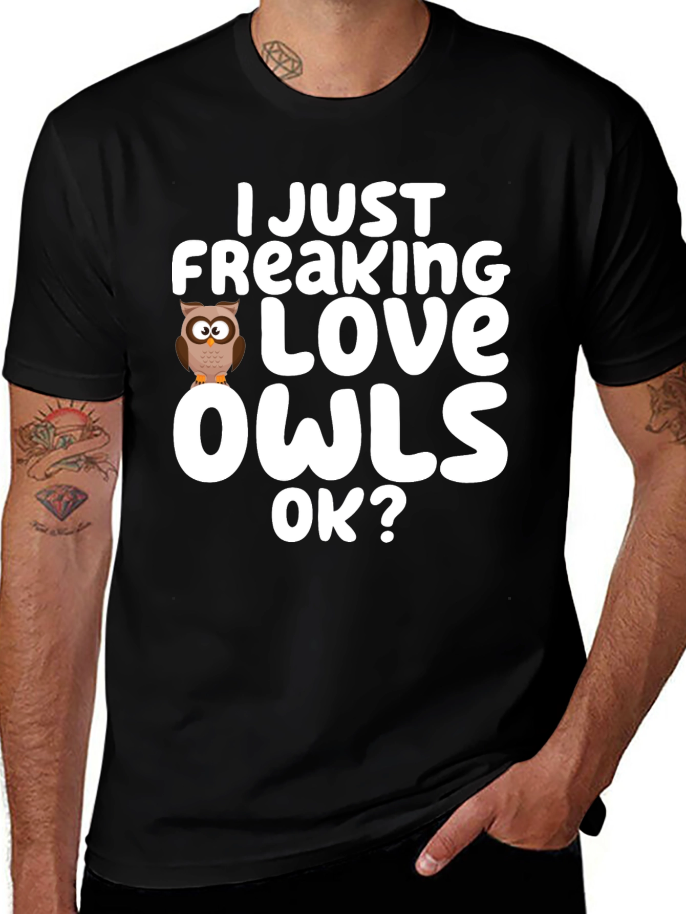 Variant 12 of I Just Freaking Love Owls T-Shirt