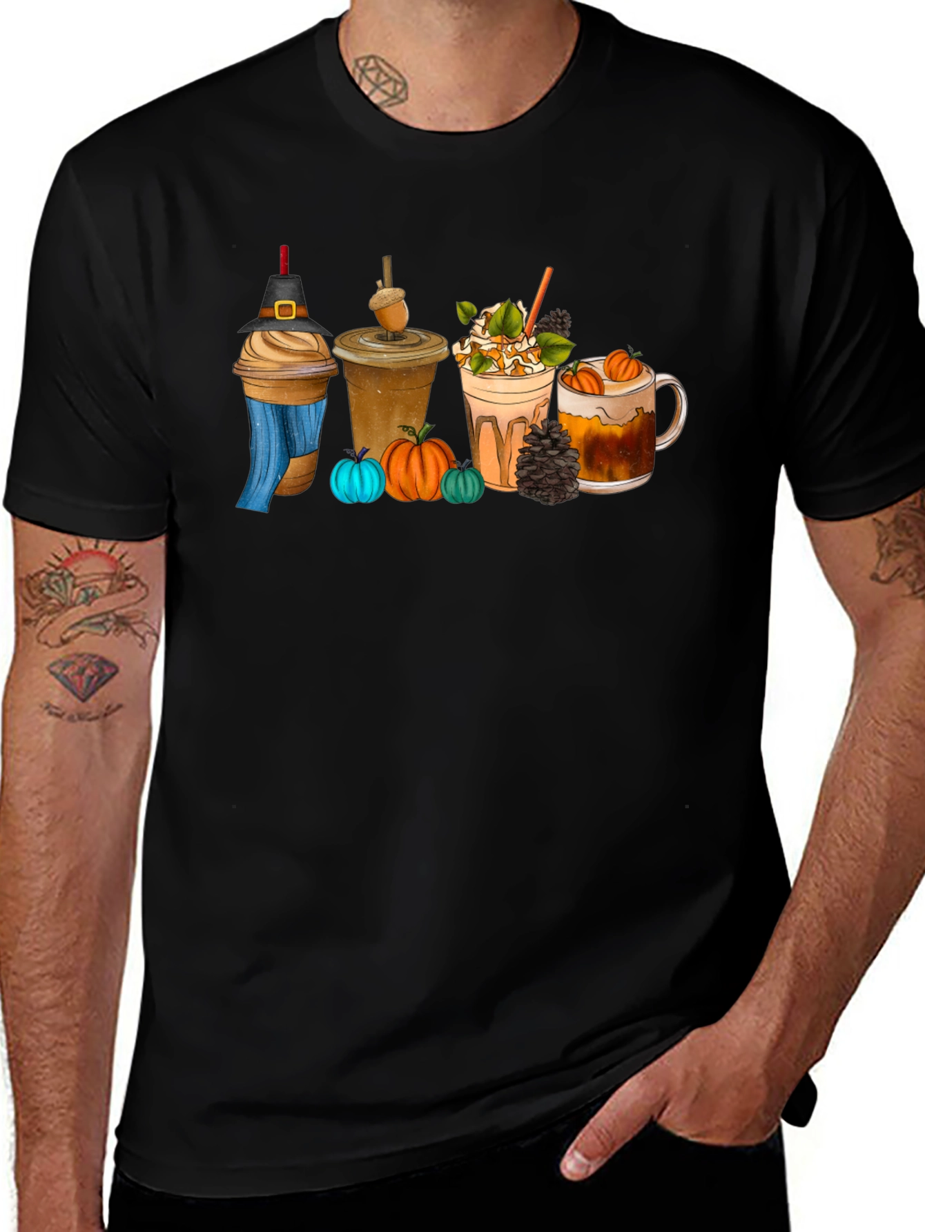 Fall Drinks T-Shirt: Pumpkin Spice & More!