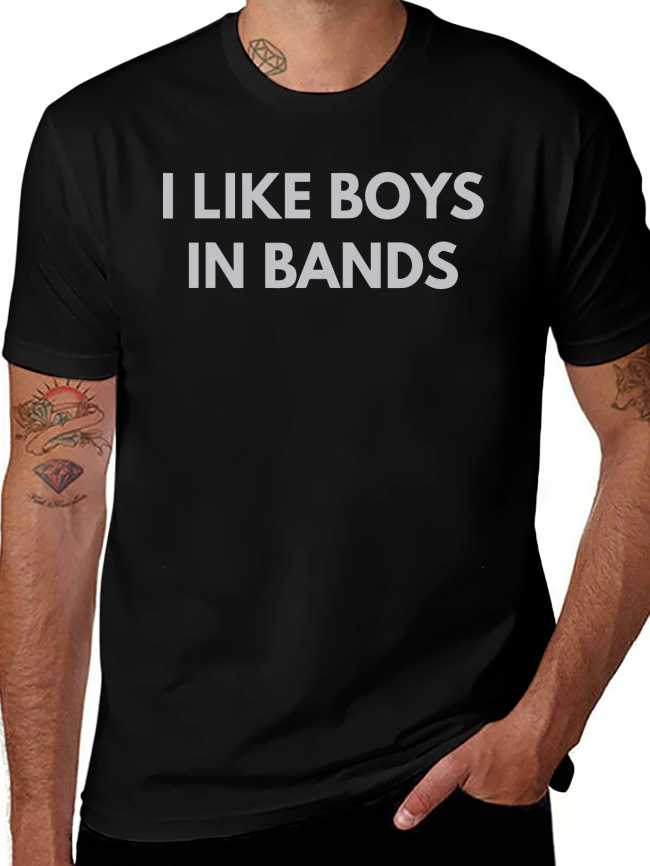 Variant 7 of I Like Boys in Bands T-Shirt
