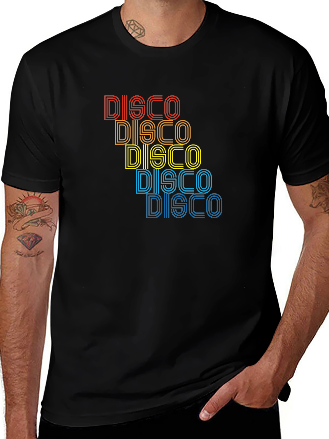 Variant 26 of Retro Disco T-Shirt - Funky 70s Style!