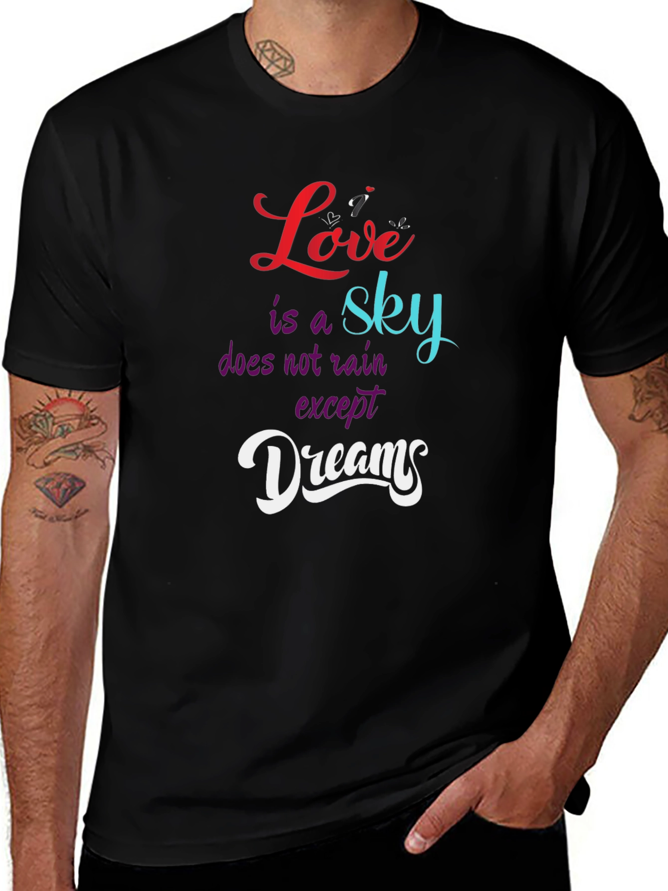 Variant 12 of Love is a Sky Graphic T-Shirt