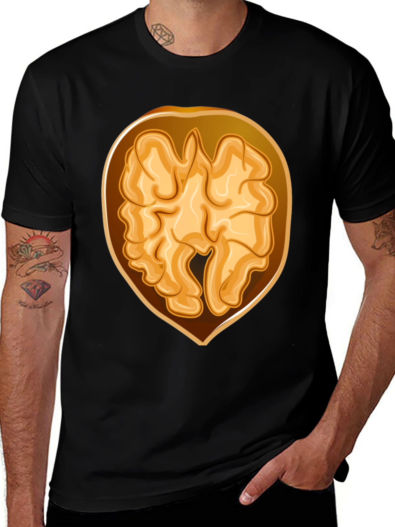 Black Walnut Graphic T-Shirt - Nutty Humor Tee main image