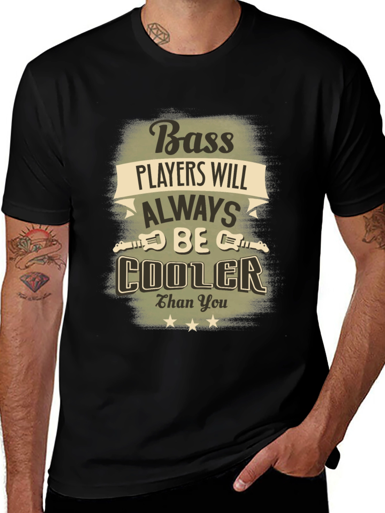 Variant 24 of Bass Players Will Always Be Cooler T-Shirt