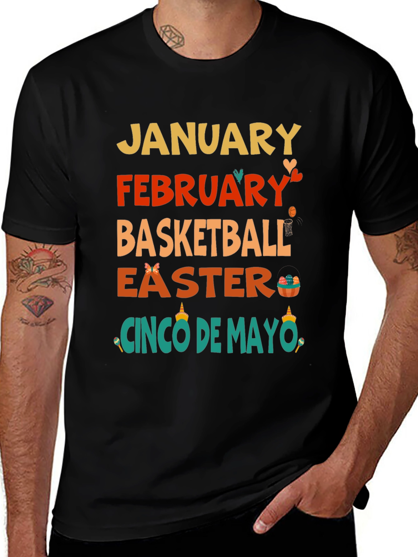 Variant 20 of Holiday Months T-Shirt