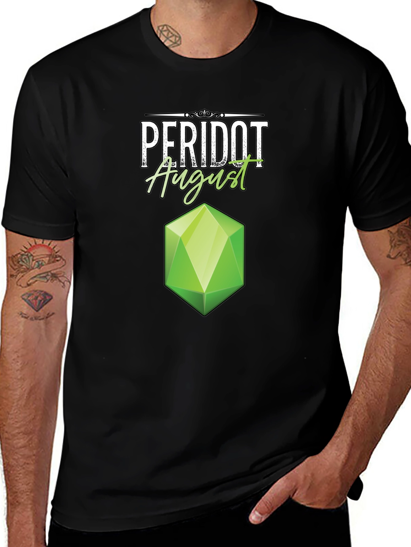 Variant 30 of Peridot August Gemstone T-Shirt