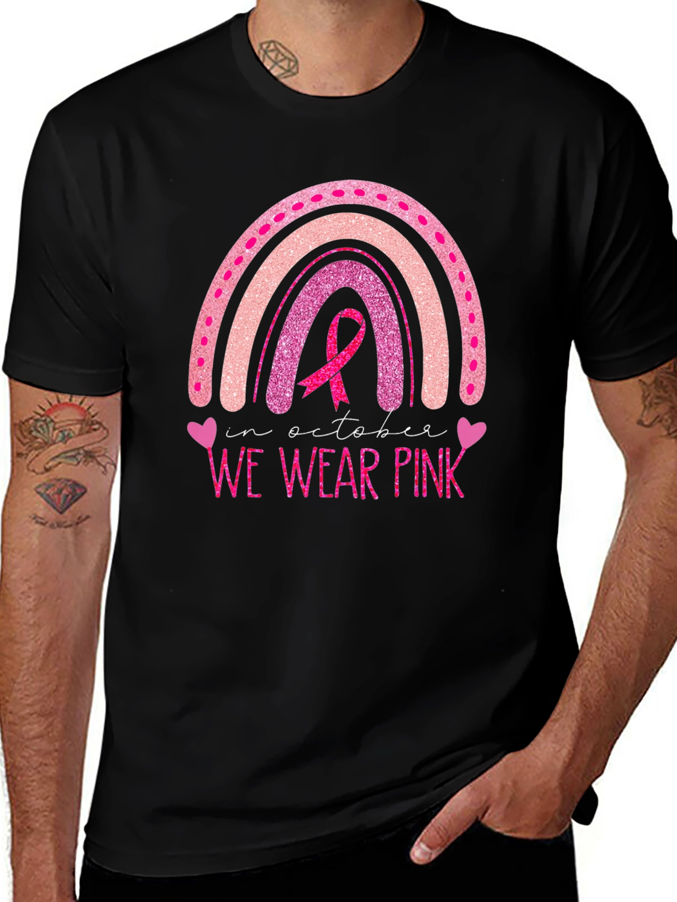 Variant 26 of In October We Wear Pink T-Shirt