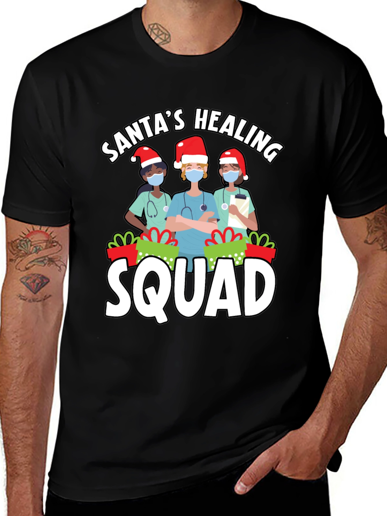 Santa's Healing Squad Christmas T-Shirt