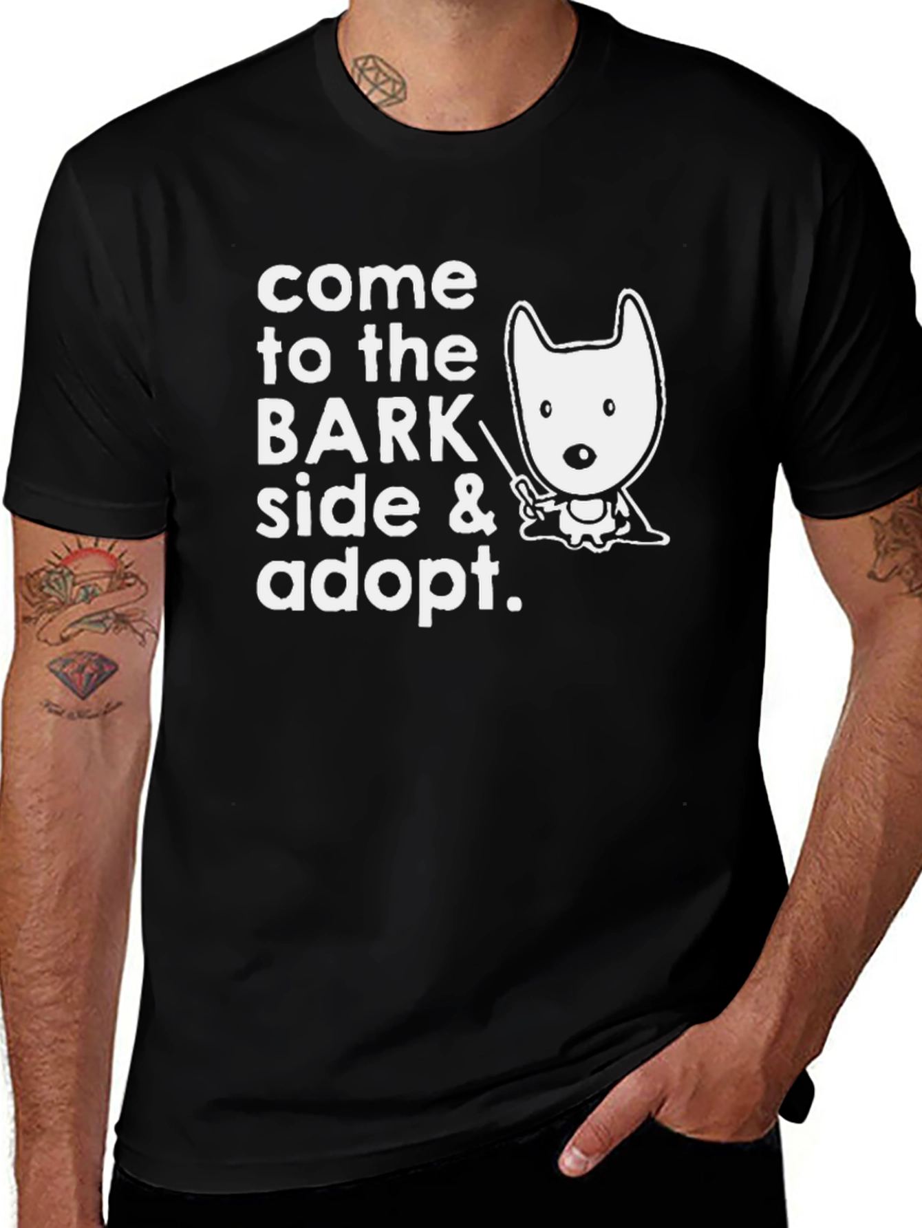 Variant 14 of Come to the Bark Side Adopt Pet T-Shirt