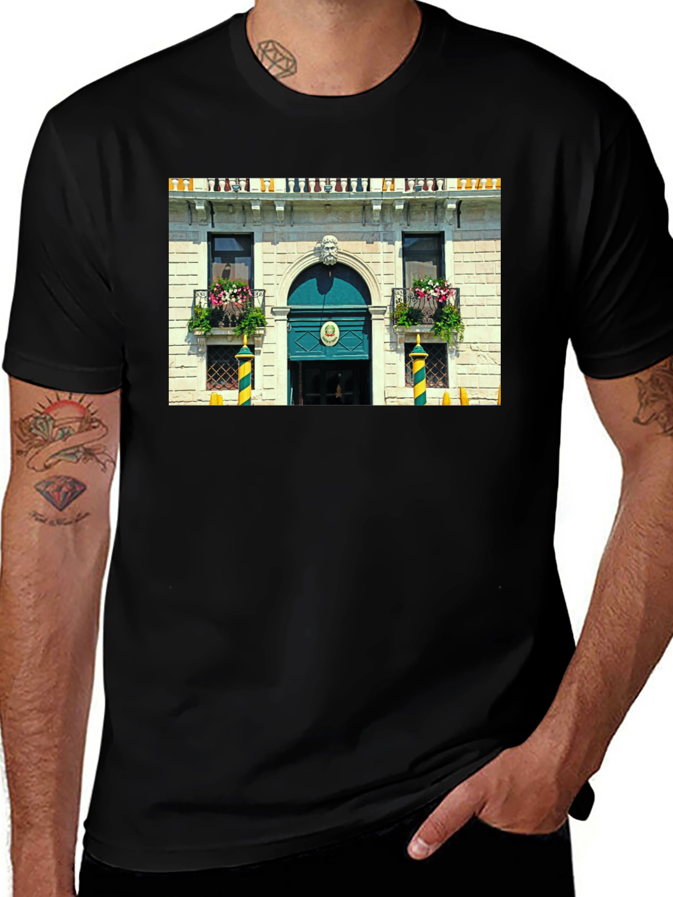 Variant 14 of Venice Architecture Graphic T-Shirt