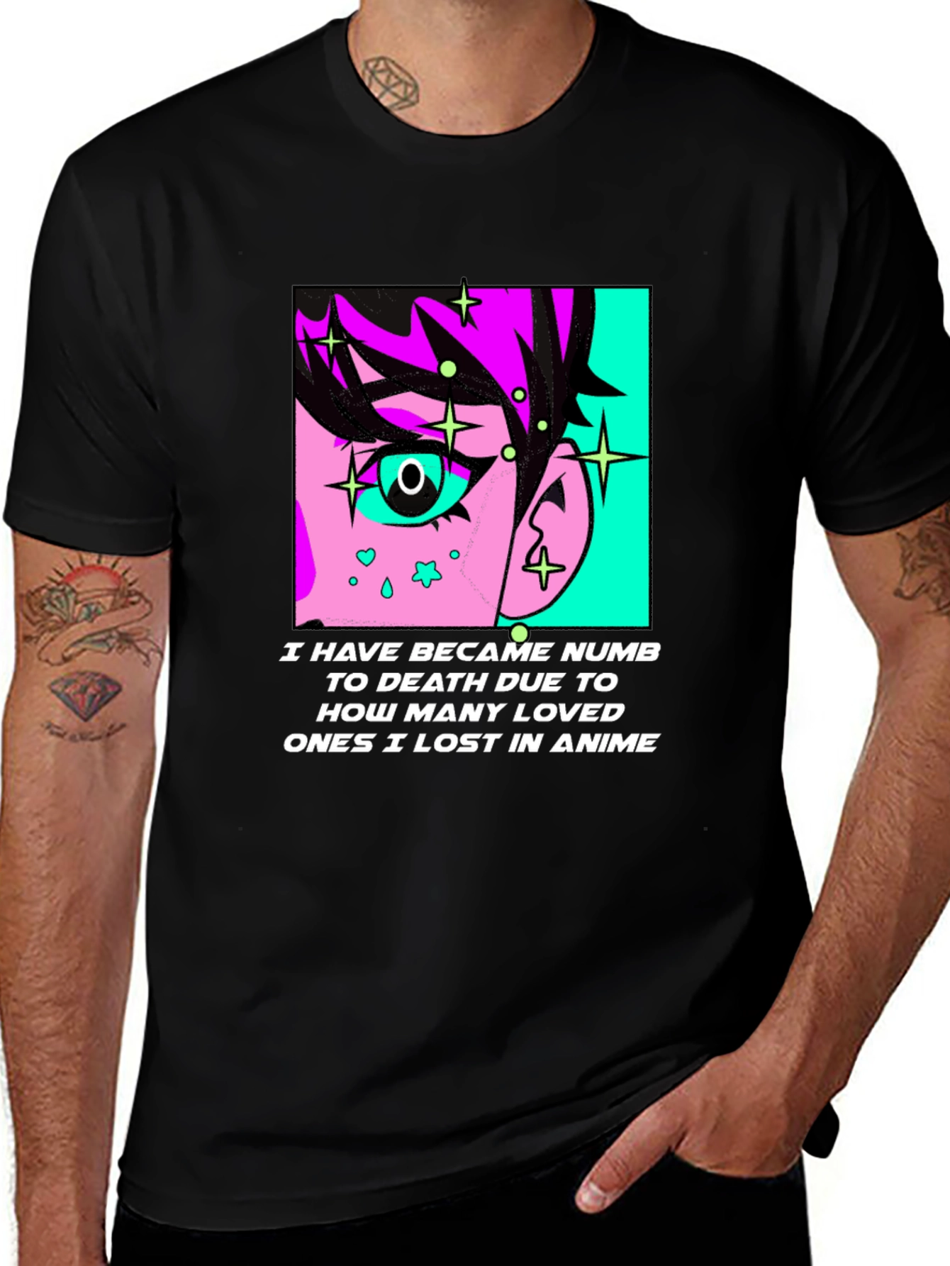Anime Lover T-Shirt - Numb to Death Design