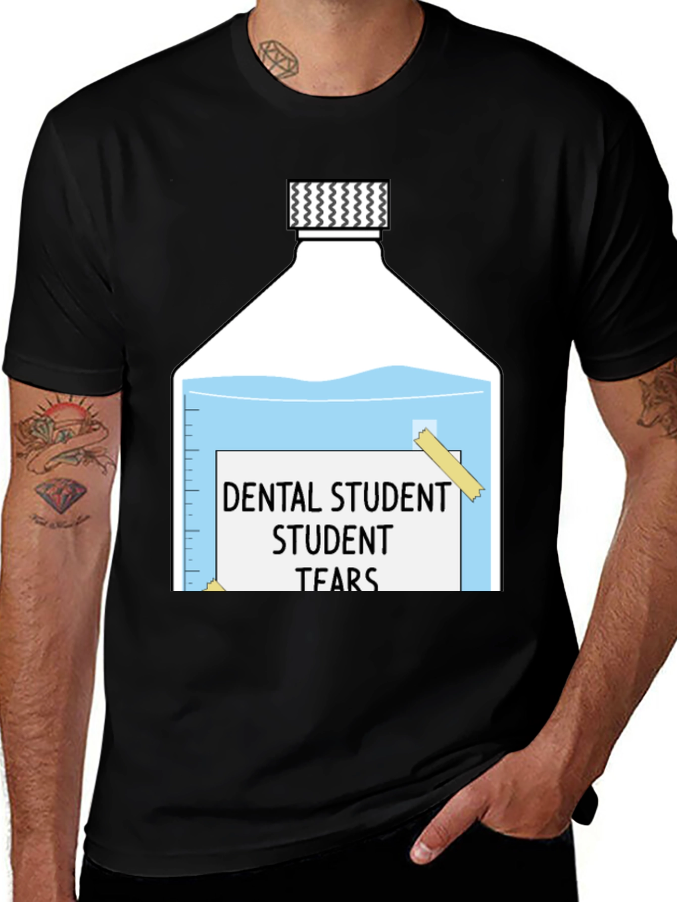 Variant 19 of Dental Student Tears T-Shirt - Funny Gift for Dentistry Students