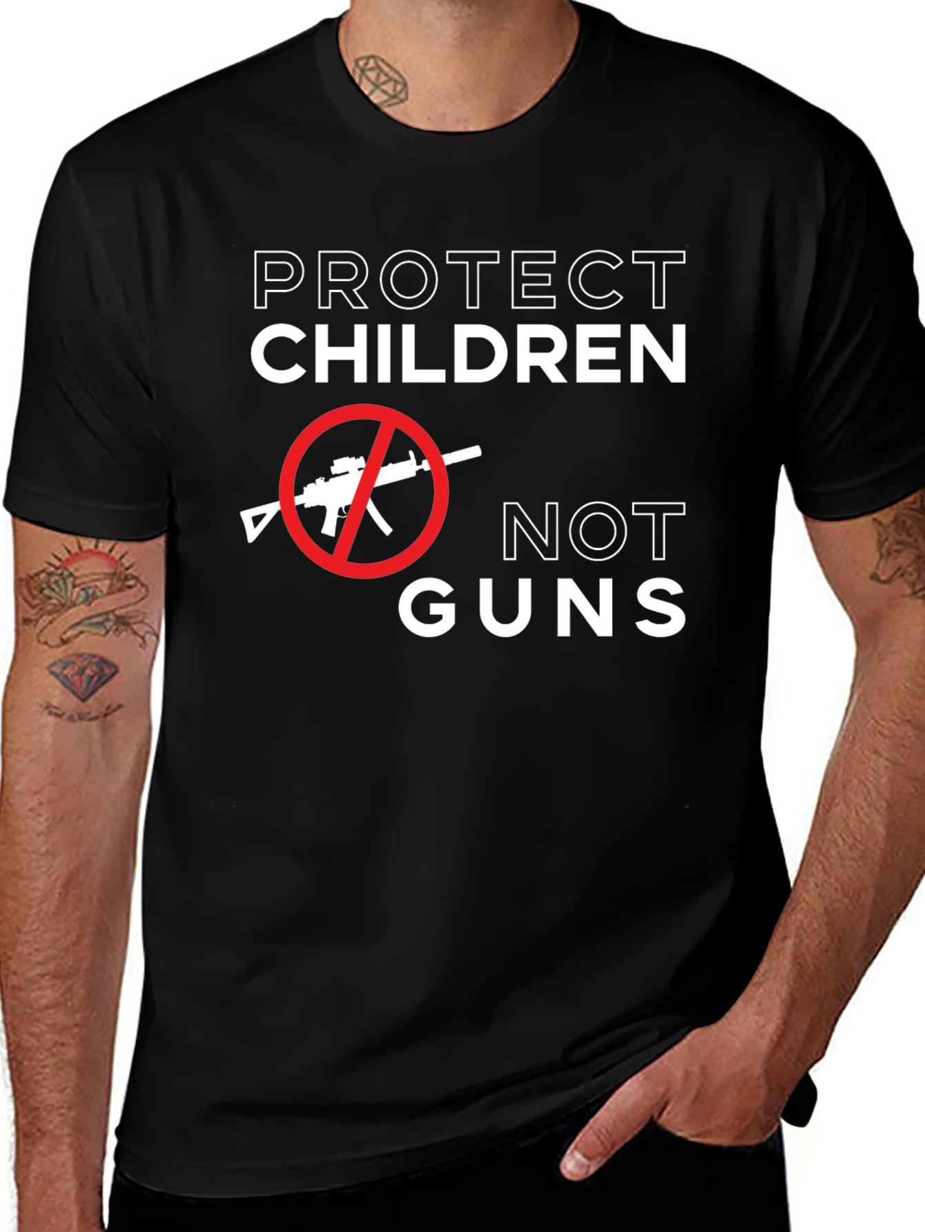 Variant 14 of Protect Children Not Guns Graphic Tee