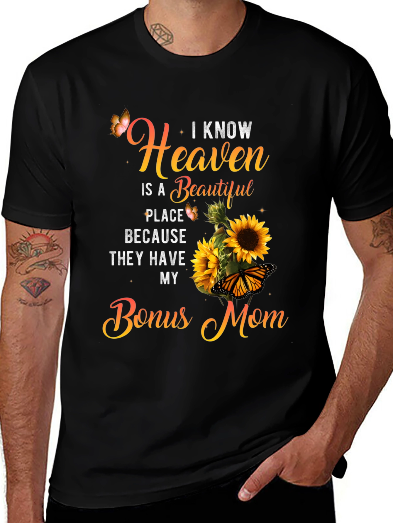 Variant 17 of Bonus Mom Sunflower Graphic T-Shirt