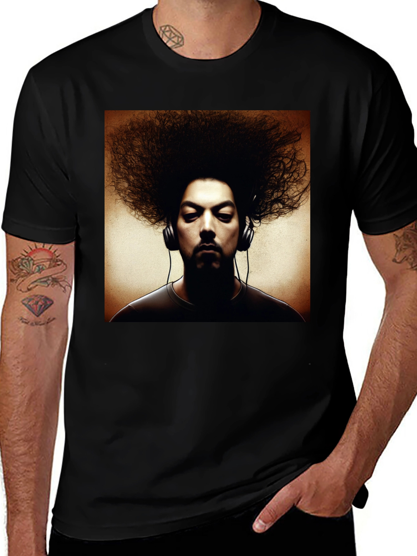 Variant 26 of Afro Beats T-Shirt - Music Lover Style