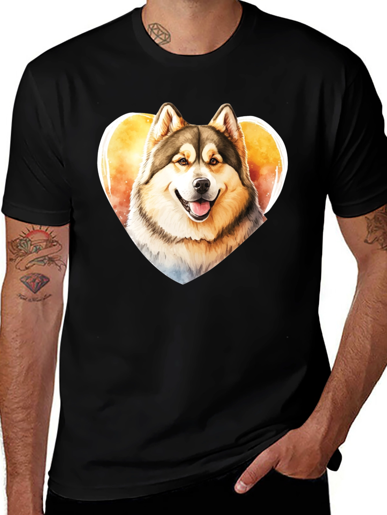 Variant 16 of Dog Lover's Heart T-Shirt