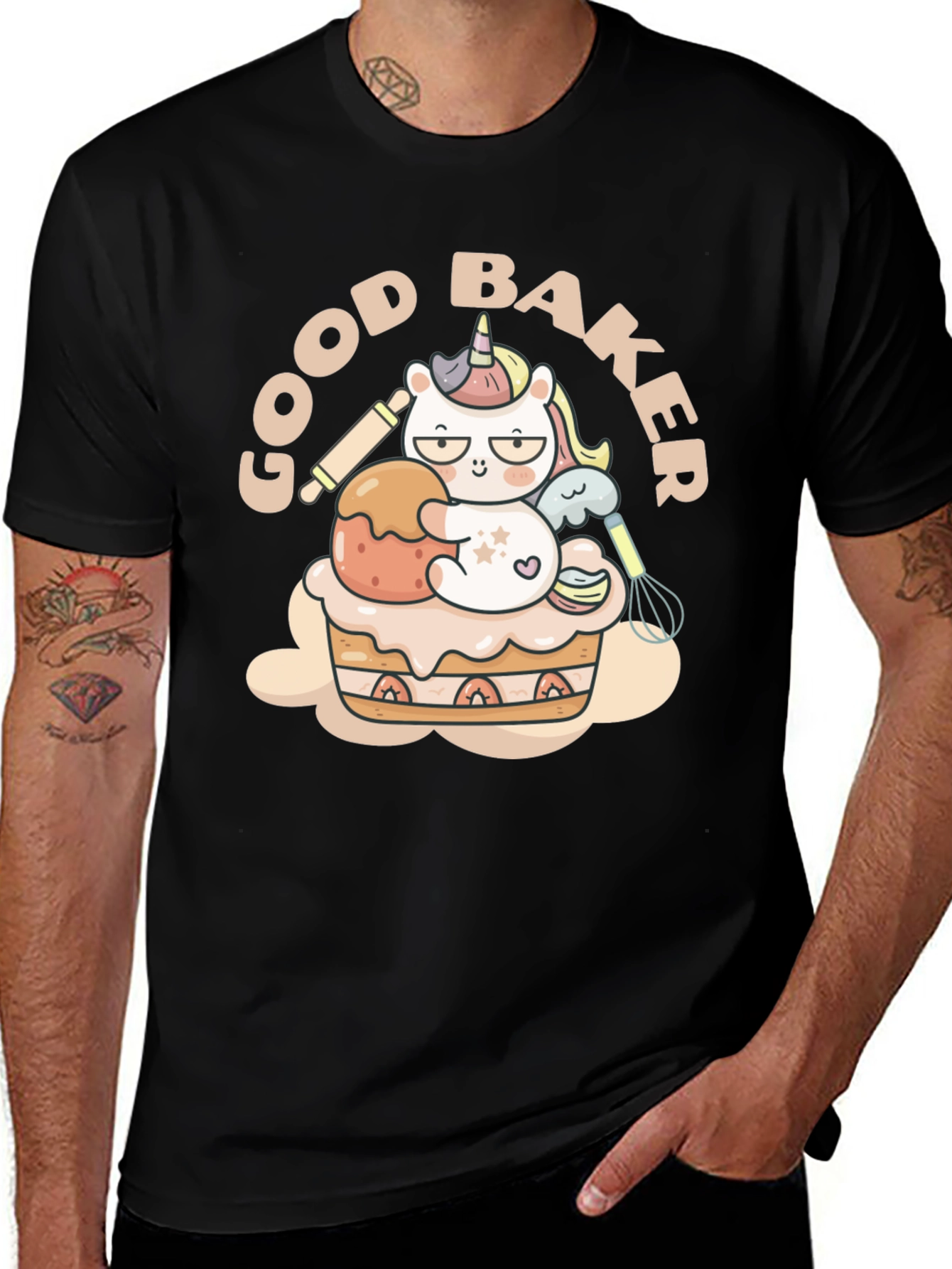 Variant 26 of Good Baker Unicorn Graphic Tee