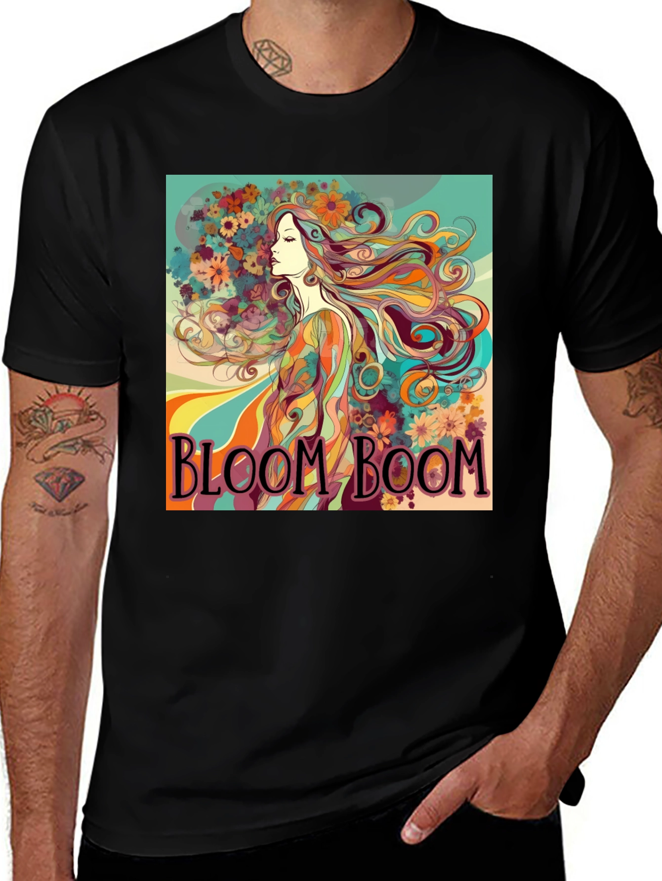 Variant 25 of Bloom Boom Graphic Print T-Shirt
