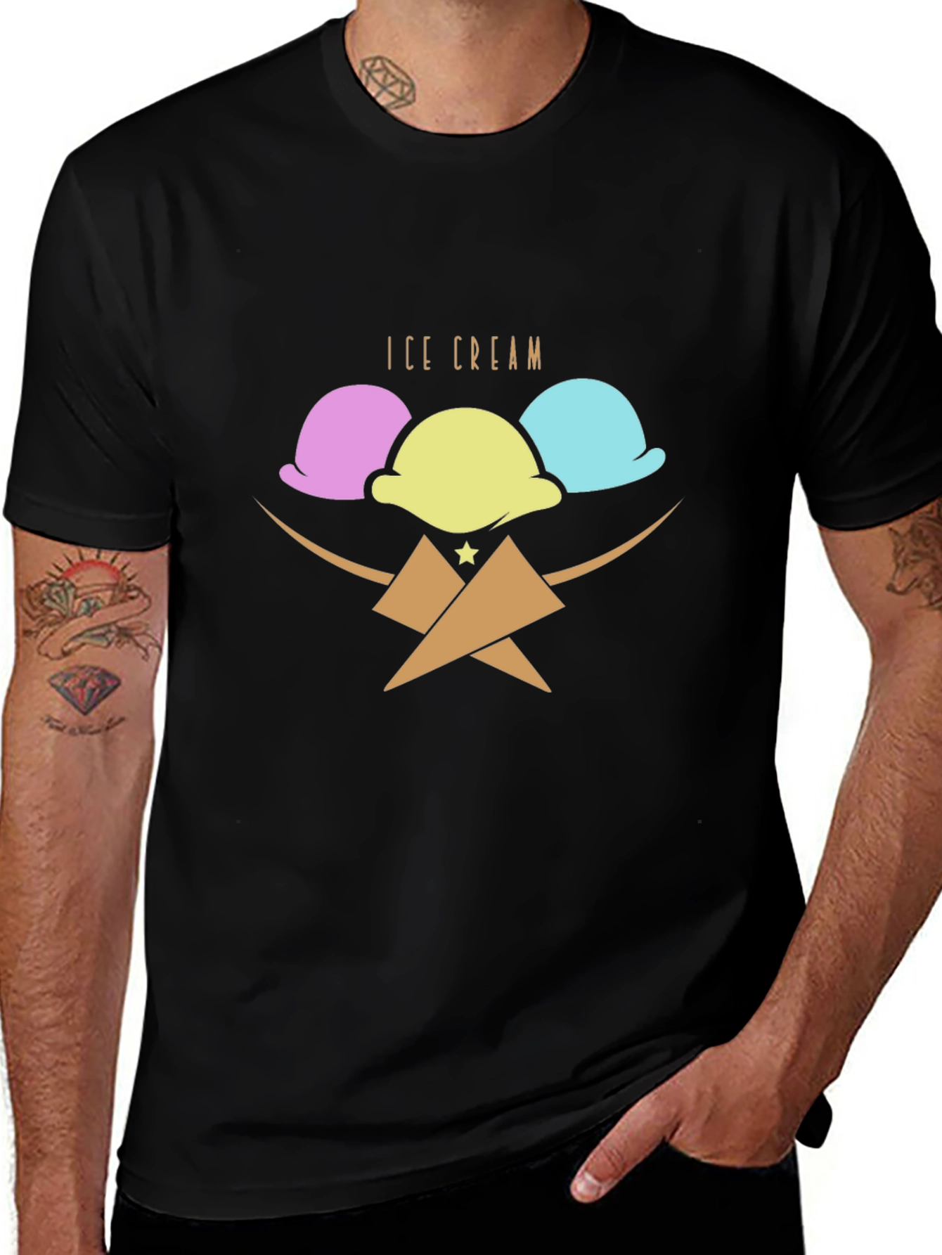 Variant 22 of Ice Cream Graphic Tee - Stylish Casual Wear