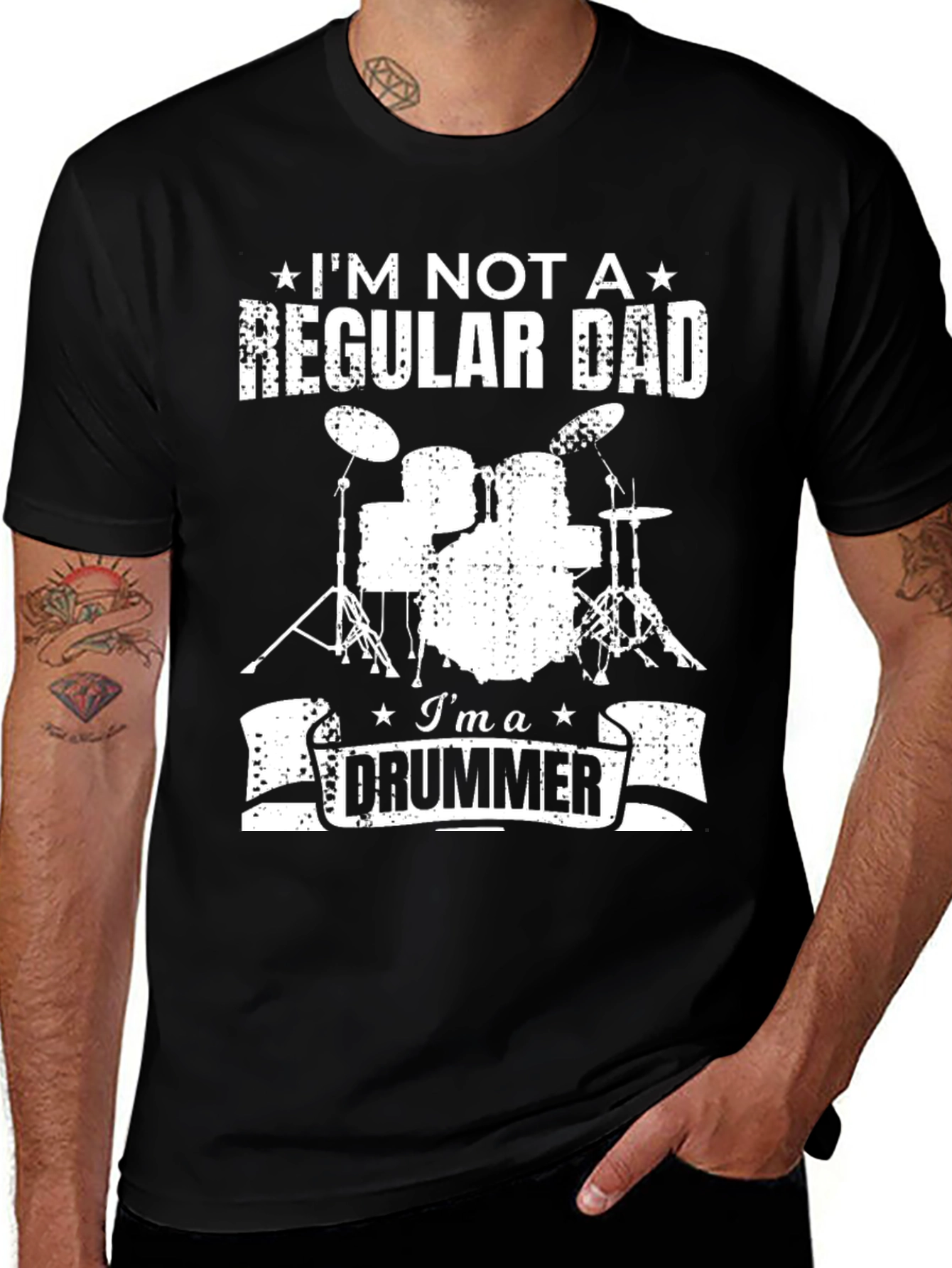 Variant 6 of I'm Not a Regular Dad I'm a Drummer T-Shirt