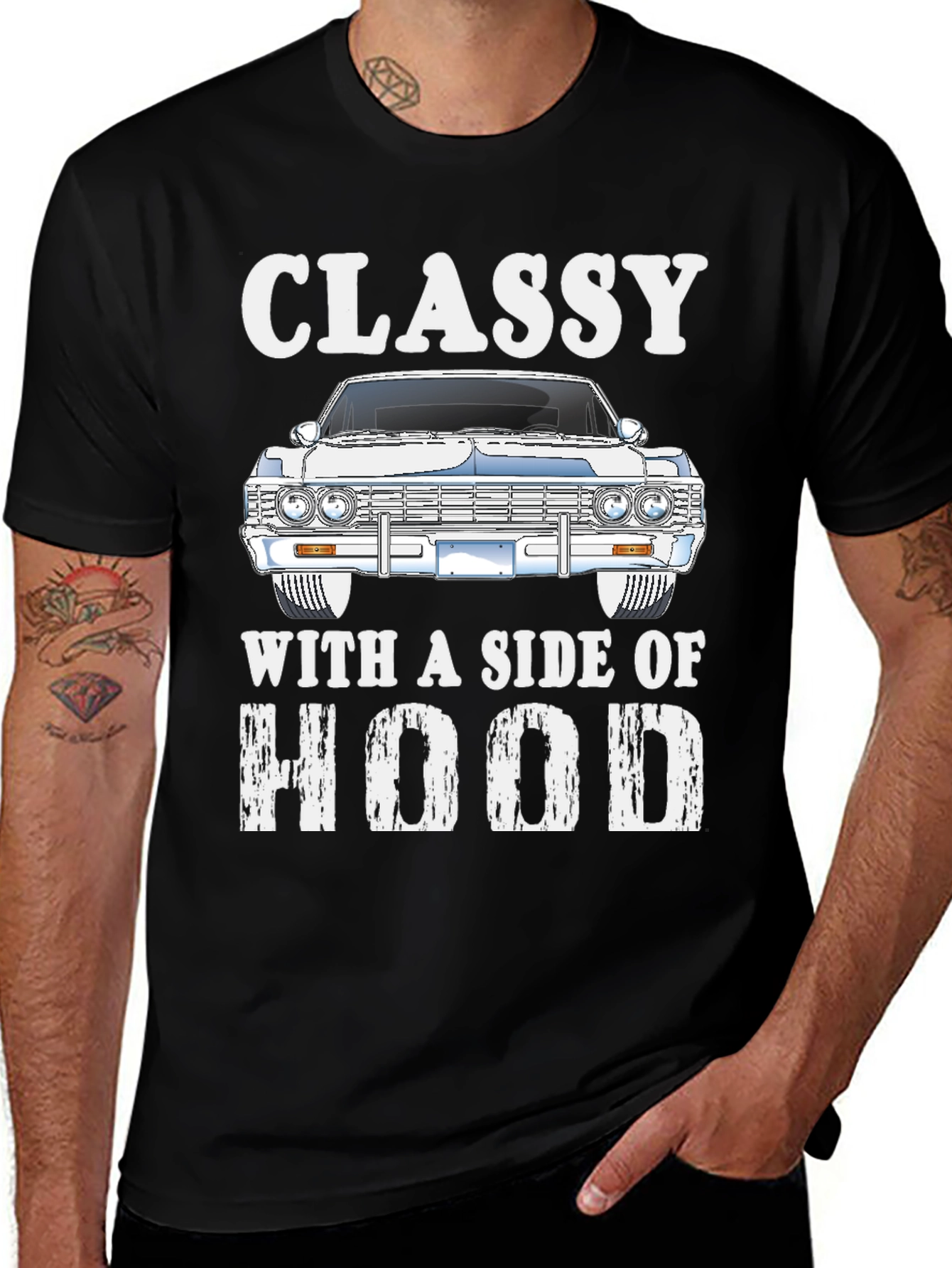 Variant 13 of Classy With a Side of Hood T-Shirt