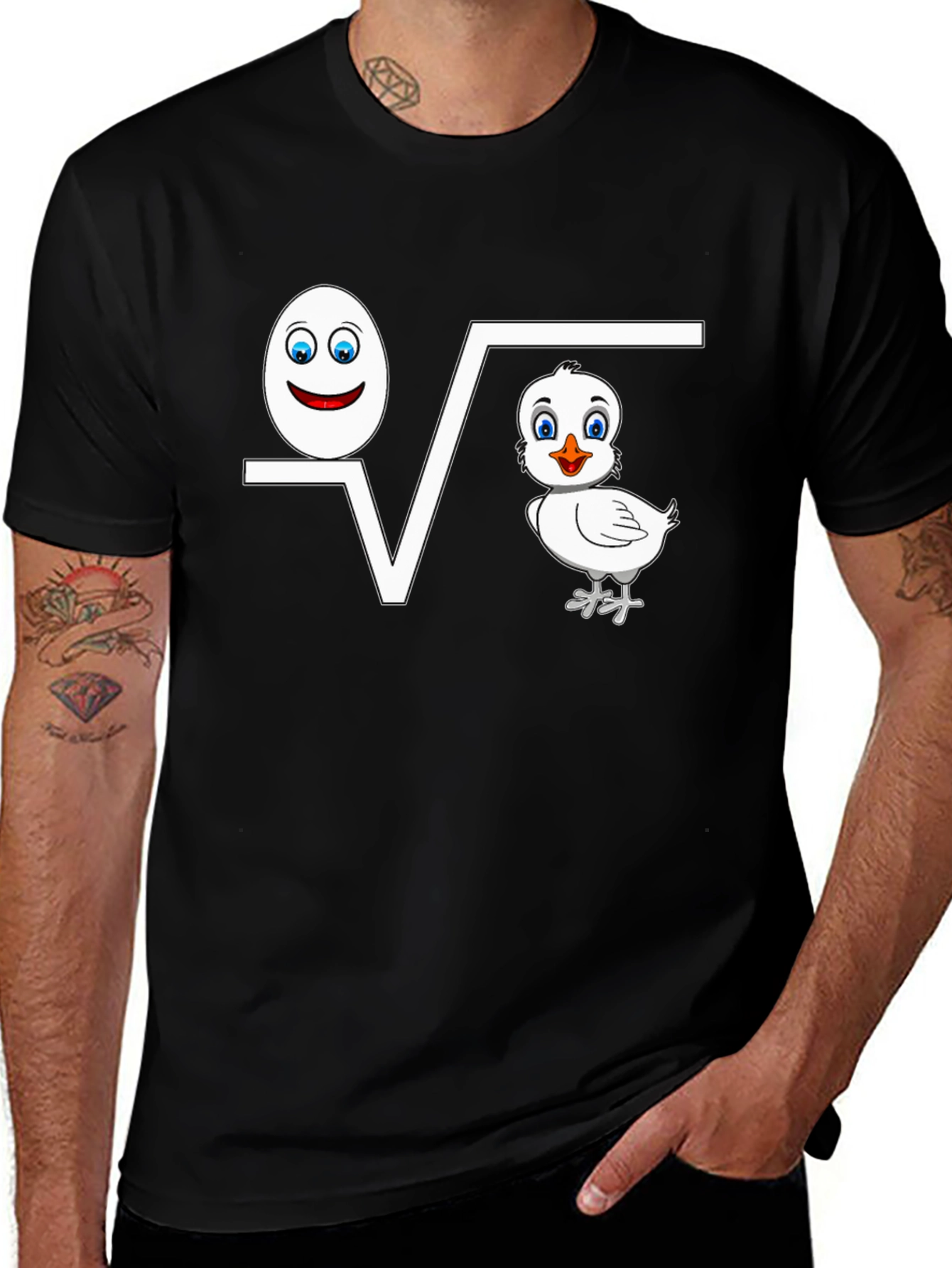 Variant 19 of Egg to Chicken Evolution T-Shirt