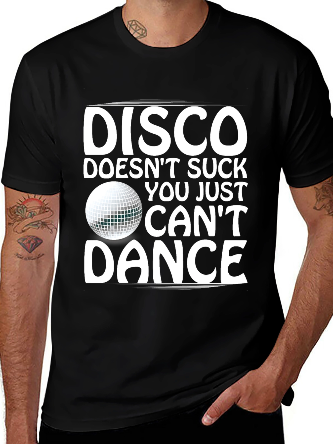 Variant 26 of Disco Doesn't Suck Graphic T-Shirt